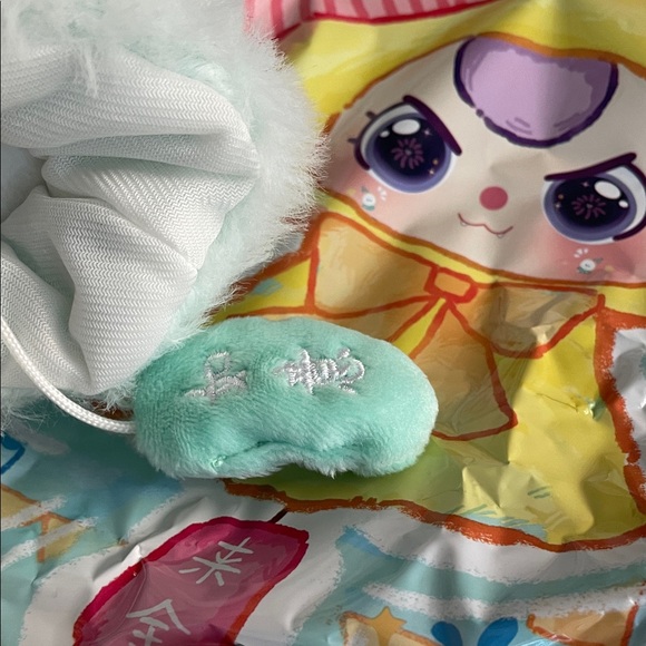 Baby Three Sunny Doll Beret Plush Doll with Hat - Blue - Picture 4 of 11